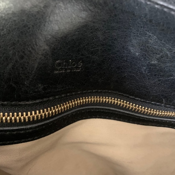Chloe Black Leather Heloise East/West Shoulder Satchel Bag - Picture 2 of 2